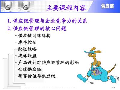 供應鏈管理培訓課件
